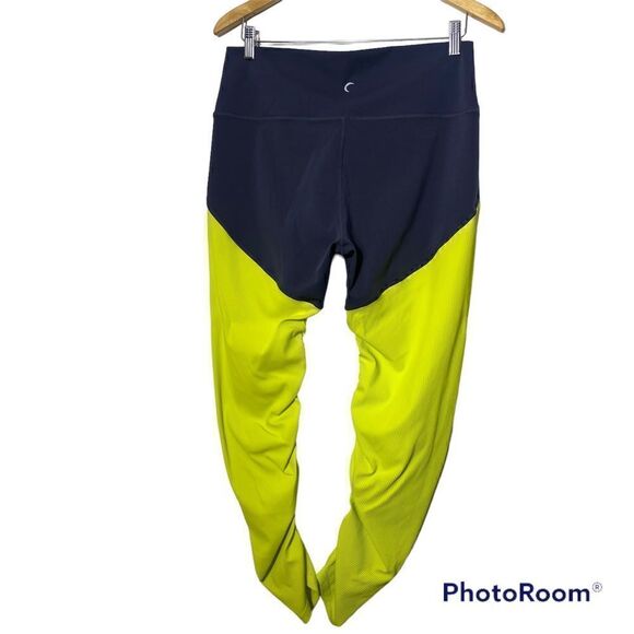 Zyia Neon Yellow Parallel Luxe Hi-rise 7/8 Leggings size XXL - Picture 3 of 14